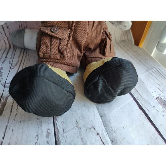 Great Wolf Lodge Wiley The Wolf And Oliver Raccoon Stuffed Animal Plush Dolls - Picture 11 of 15